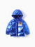 PAW Patrol Toddler Boy Chase Bright Hooded Quilted Puffer Jacket Coat Blue