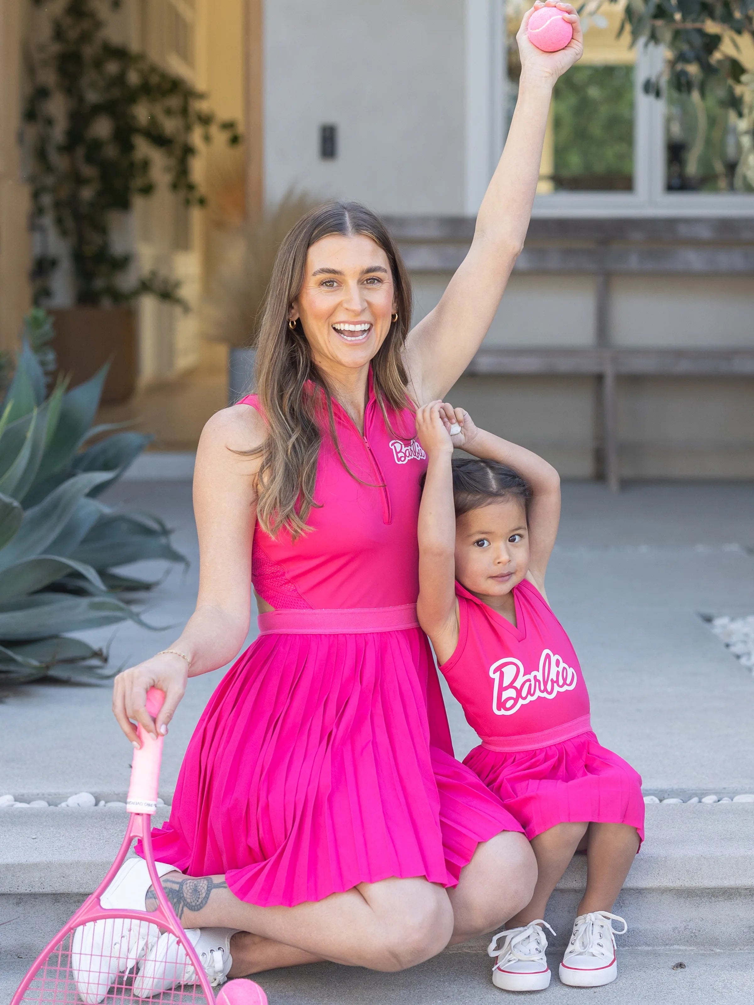 Barbie Mommy and Me 1pc Polo Sporty Sleeveless Dress