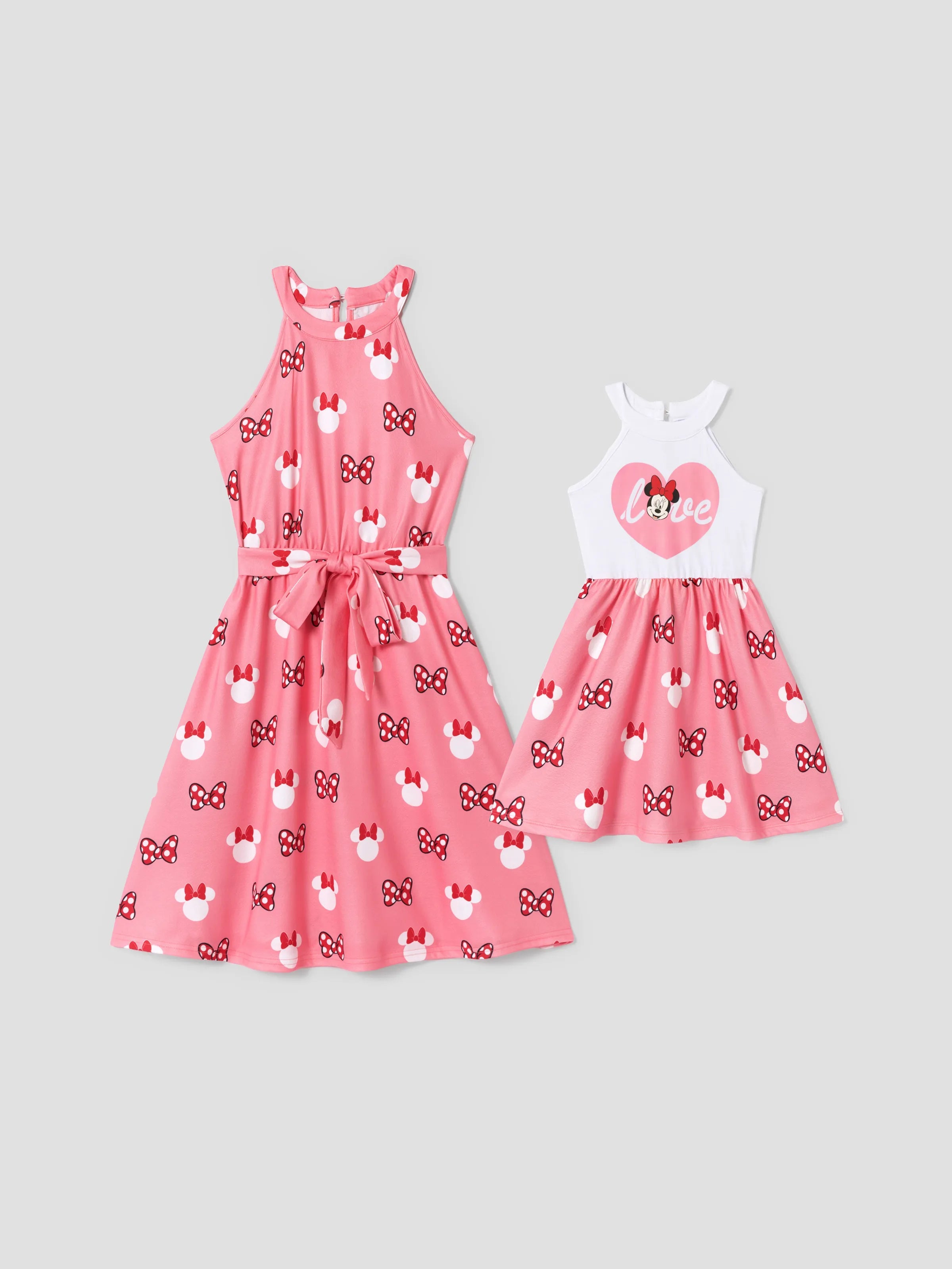 Disney Mickey and Friends Mommy &amp; Me Girls Heart-Shaped Dress
