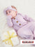 Baby Girl Wool Sleeping Bag Infant Gown with Headband Pink