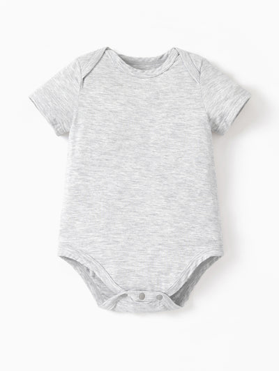 Bamboo Baby Boy/Girl Casual Romper Grey