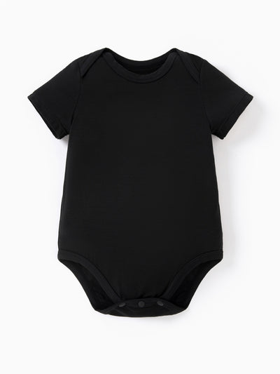 Bamboo Baby Boy/Girl Casual Romper Black