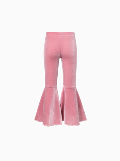 Toddler Girl Avant-garde Horn Edge Sweatpants Mauve Pink