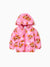 PAW Patrol Toddler Girl Skye Chase Rubble Long-sleeve Hooded Quilted Puffer Jacket Pink