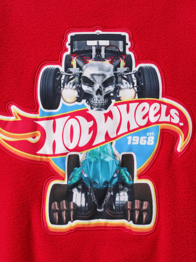 Hot Wheels Toddler/Kid Boy 1pc Varsity Bomber Jacket Red