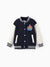 Hot Wheels Toddler/Kid Boy 1pc Varsity Bomber Jacket Blue