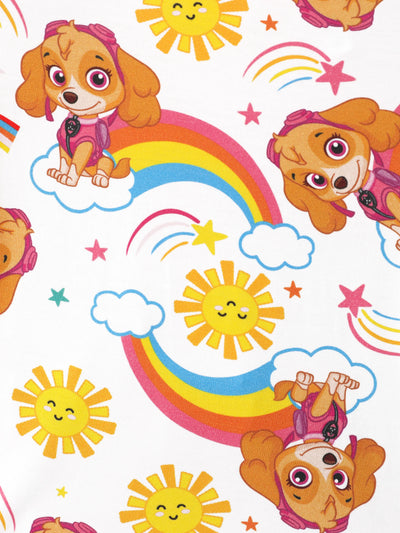 PAW Patrol Bamboo Toddler Girl 2pcs Skye Snug-Fitting Pajamas Set Pink