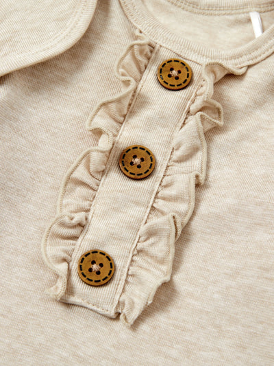 Baby Girl Wool Sleeping Bag Infant Gown with Headband Apricot