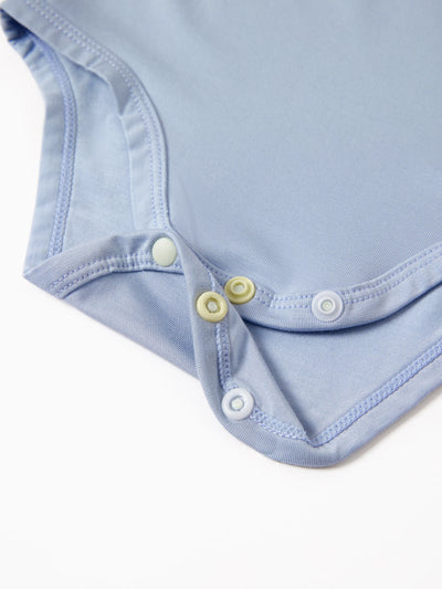 Baby Boy/Girl 4-Piece Modal Solid Color Rompers Set Light Green