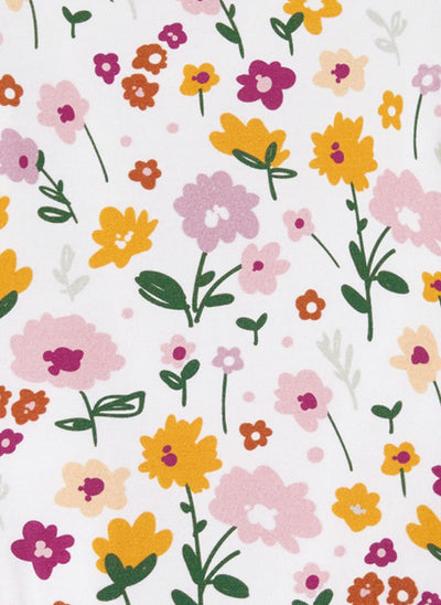 Bamboo Baby Boy/Girl 2-Pack Solid&Printed Rompers Set Pink