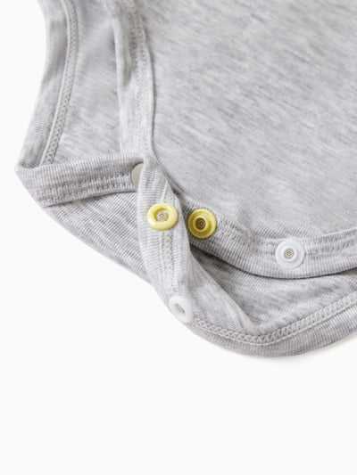 Baby Boy/Girl 3-Pack Lyocell Solid Color Romper Black