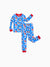 Christmas / Halloween Pajamas 2-piece Bamboo Pajamas Set With Playful Print for Toddler / Kids ( Snug-Fitting) Light Blue