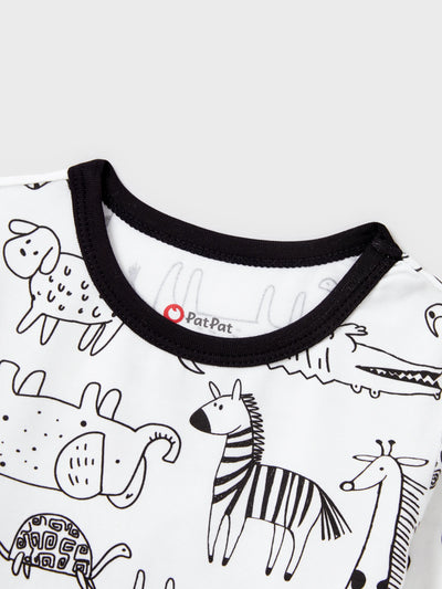 Christmas / Halloween Pajama 2-piece Bamboo Pajamas Set With Childlike Print for Baby / Toddler( Snug-Fitting) Black