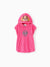 PAW Patrol Toddler/Kid Girl Skye Hooded Terry Cloth Swim Cover-up Hot Pink
