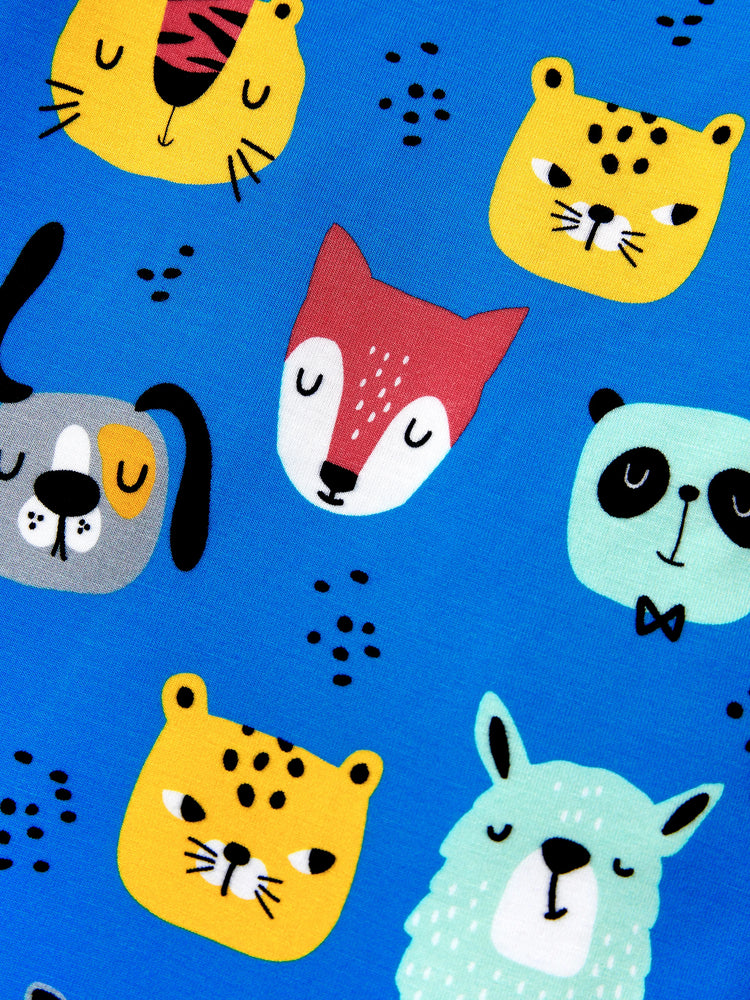 Bamboo Baby Boy/Girl 2-Pack Natural Animal or Plant Long Sleeve Romper 2-Way Zip Anti Slip Footie Yellow