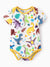 Bamboo Baby Boy/Girl 1pc Allover Print  Bodysuits  Color block