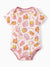 Bamboo Baby Boy/Girl 1pc Allover Print  Bodysuits  Light Pink