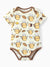 Bamboo Baby Boy/Girl 1pc Allover Print  Bodysuits  Khaki