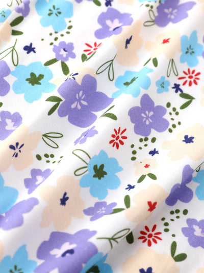 Bamboo Baby Boy/Girl 1pc Allover Print  Bodysuits  Purple