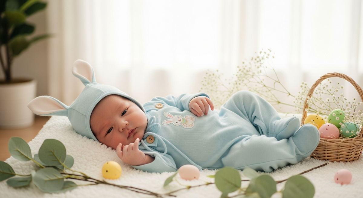 Baby Easter outfit first photo shoot guide for new parents
